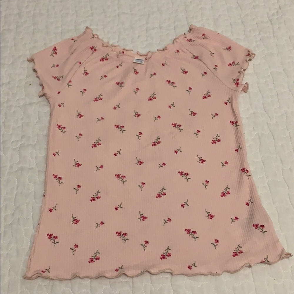 Girls Round Neck Top